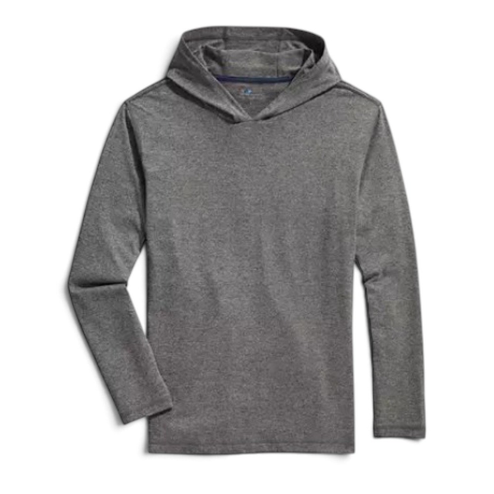 Vineyard Vines On-The-Go Hoodie T-Shirt Mens M Gray Long-Sleeve Performance NEW